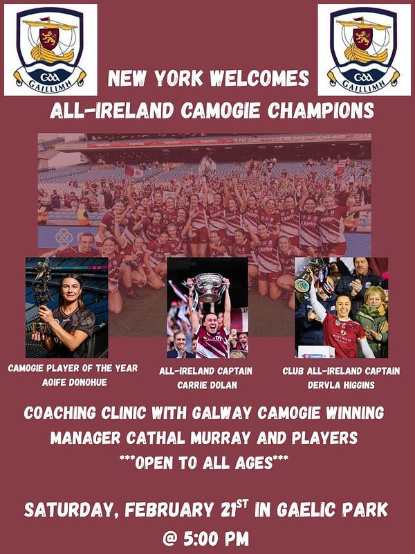 All Ireland Camogie Champions in Town